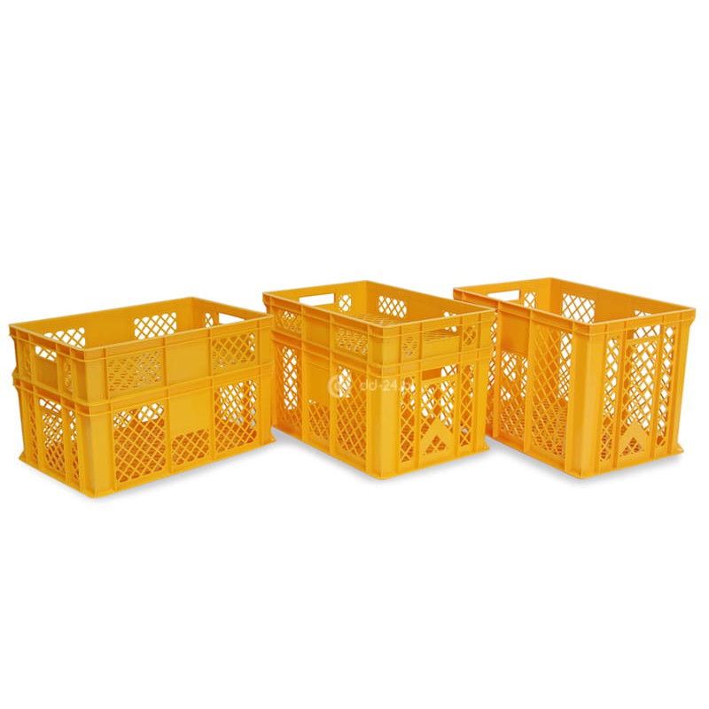 plastová nádoba prepravka na pečivo 600x400x200mm 35l žltá megamix.sk