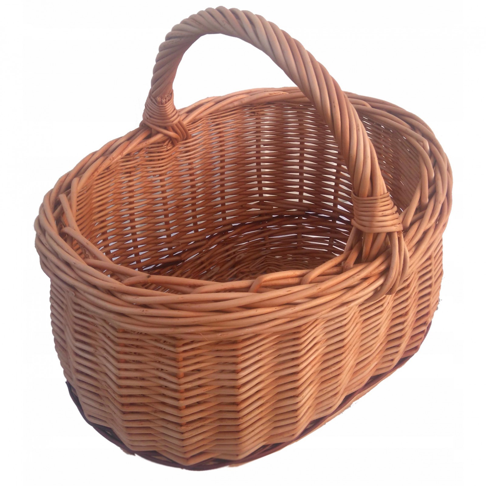 prútený kôš na nákup na huby 40cm megamix.sk