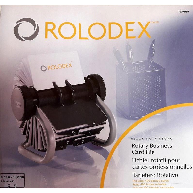 Rolodex otočný držiak na vizitky poznámky recepty megamix.sk