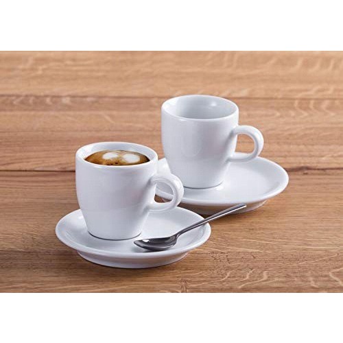 Šálky na espresso 2ks porcelánové s podšálkami megamix.sk