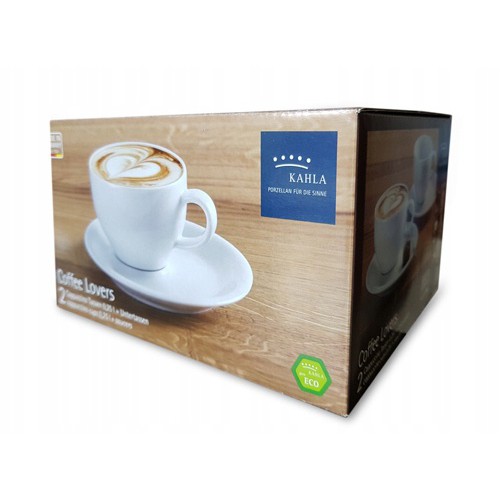 Šálky na espresso 2ks porcelánové s podšálkami megamix.sk