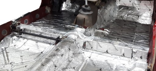 Samolepiaca butylová hliníková rohož 1,5mm 400x50 cm AB-1 + tlakový valec ZADARMO megamix