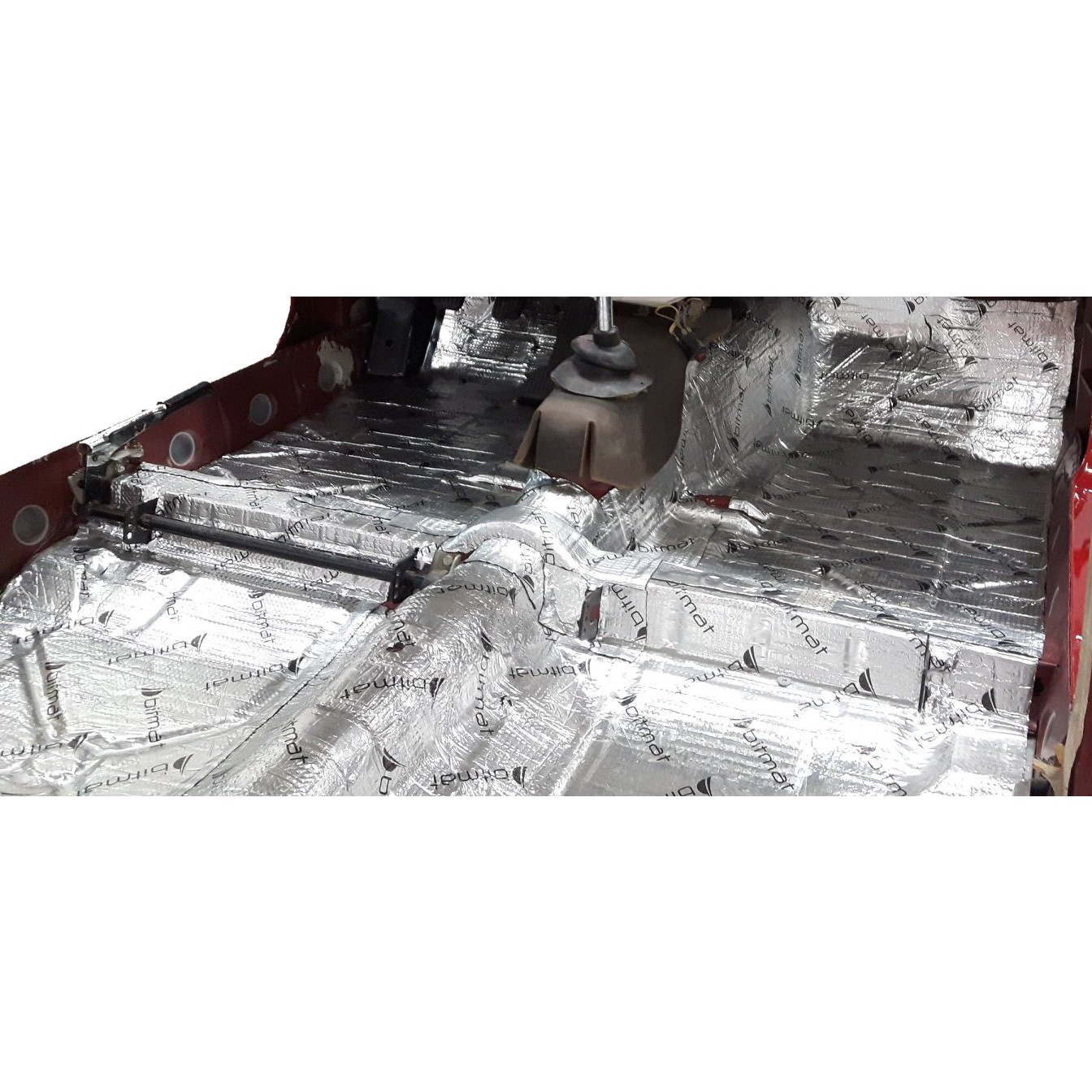 Samolepiaca butylová hliníková rohož 2mm 700x50cm AB-2 + valec ZADARMO megamix
