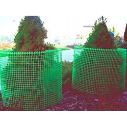 sieťka plot do záhrady na stromy na ochranu plastová zelená 0.6x50m megamix.sk