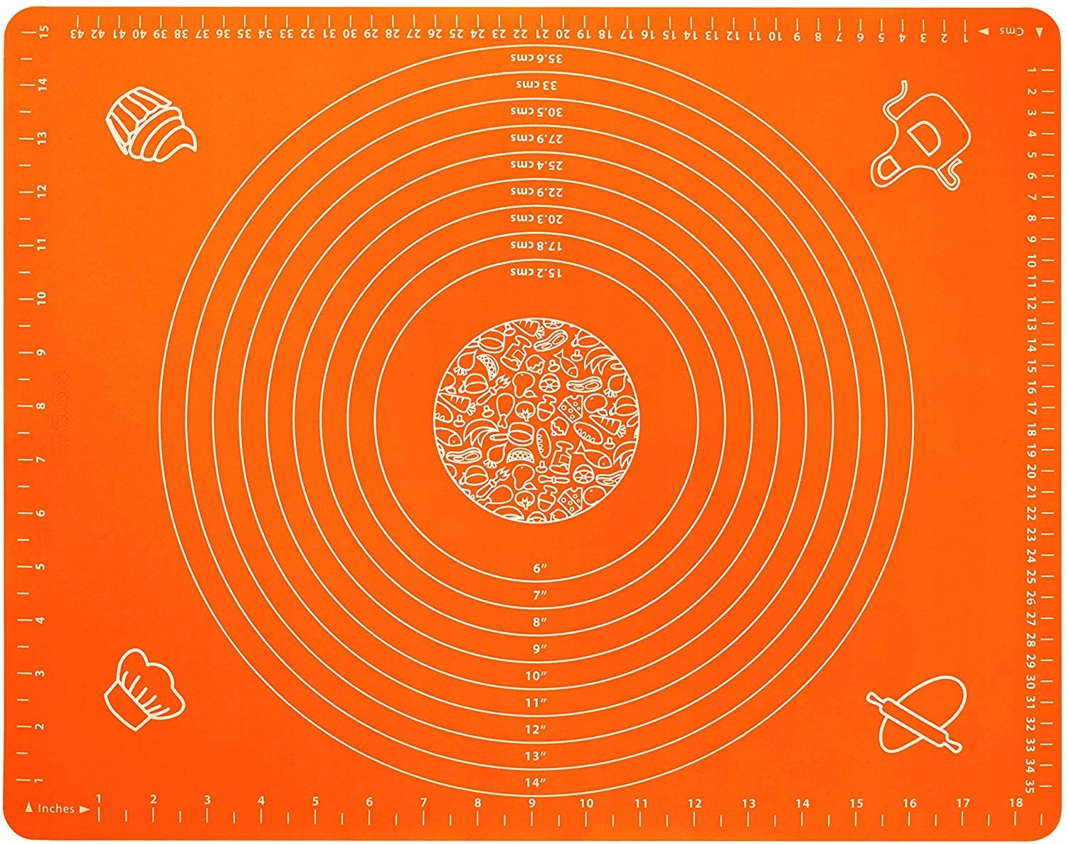 silikónová podložka na vaľkanie cesta 49x39cm megamix.sk