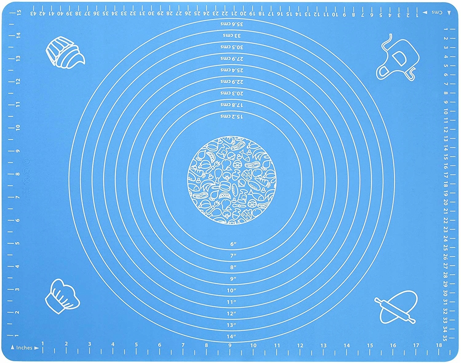 silikónová podložka na vaľkanie cesta 49x39cm megamix.sk