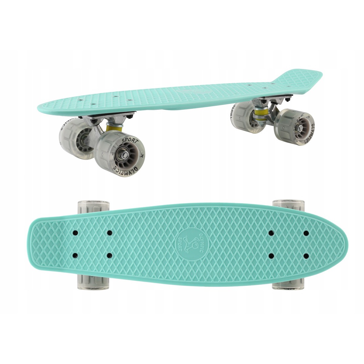 Skateboard 56cm LED svetlá podsvietené kolesá megamix.sk