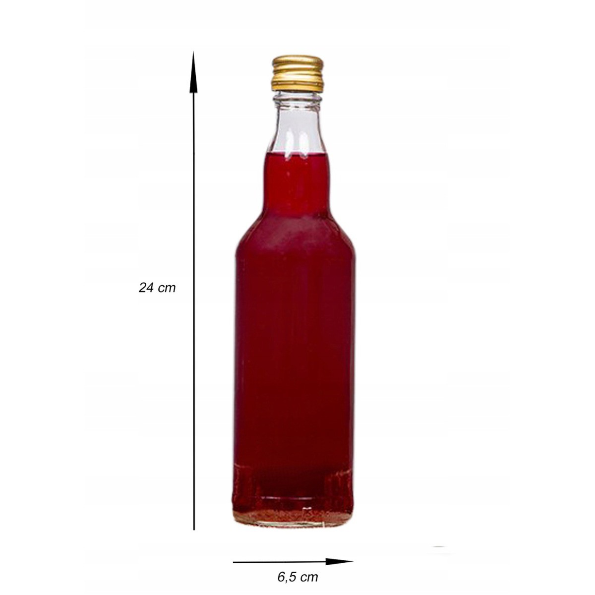 sklenená fľaša s kovovým uzáverom 500ml megamix.sk