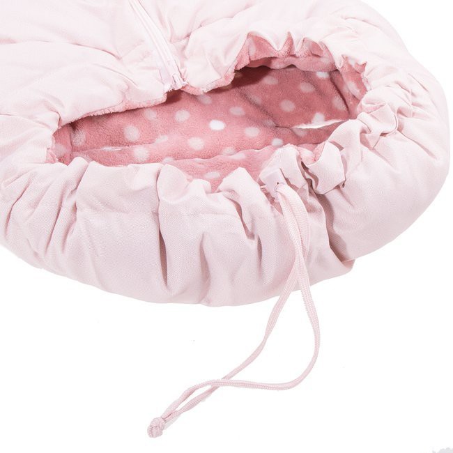 spací vak pre deti 4v1 ružový 90cm polyester sánky kočík megamix.sk