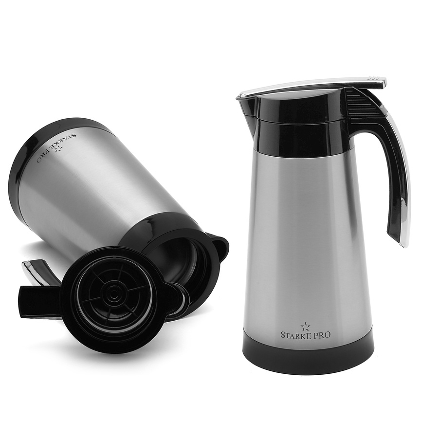 Strieborná konferenčná termoska Starke Pro Oslo 1,6 l megamix.sk