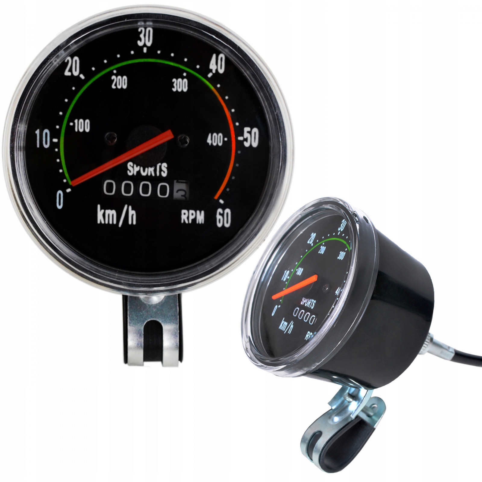 Tachometer na bicykel bezbatériový retro vodotesný megamix.sk