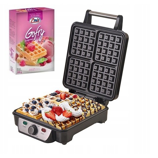 vaflovač na gofry vafle 1500W platne prášok na cesto megamix.sk
