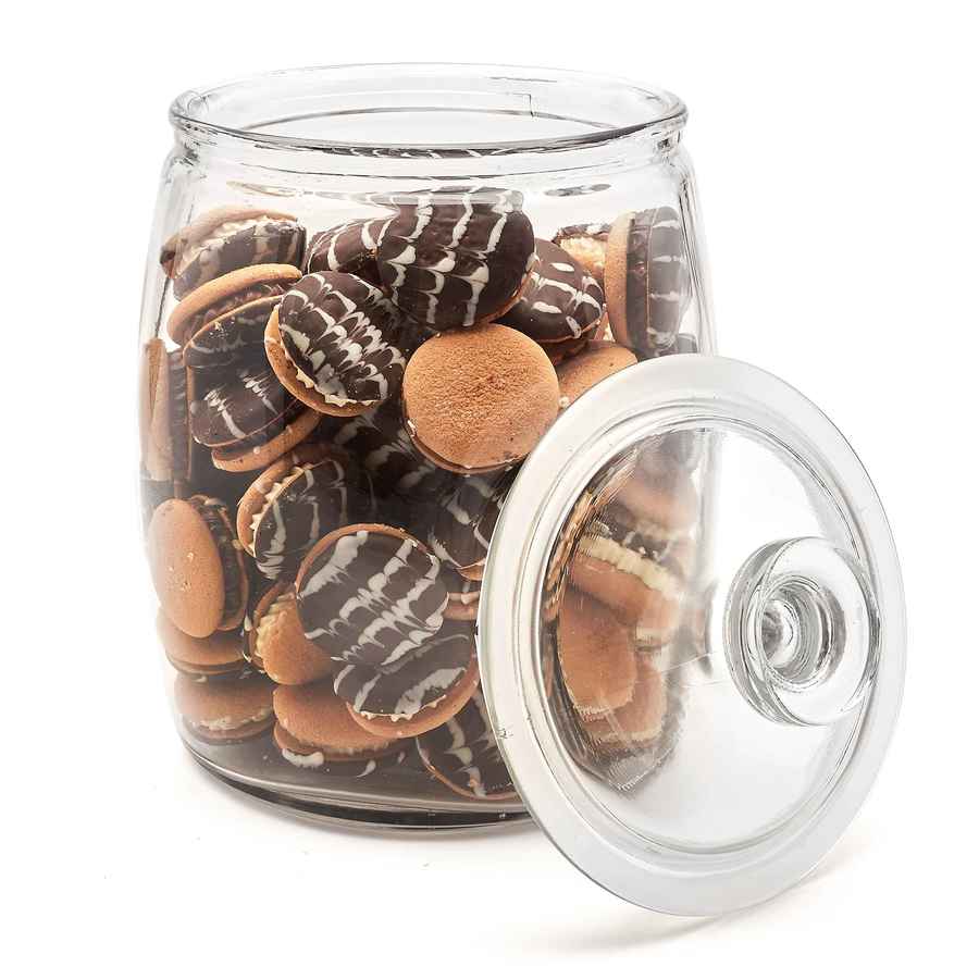 Veľká sklenená dóza s vrchnákom BEE 9,5 l