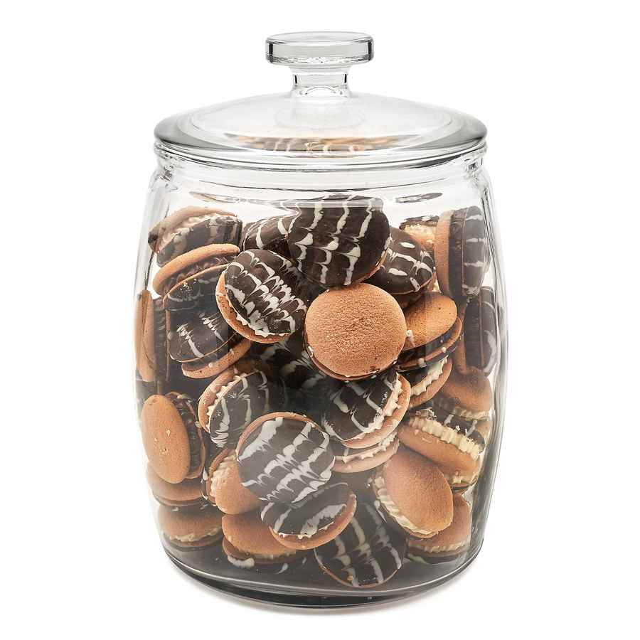 Veľká sklenená dóza s vrchnákom BEE 9,5 l