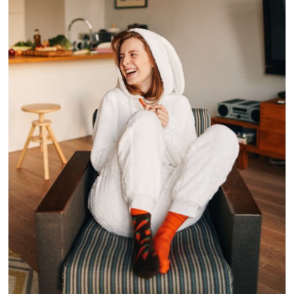 veselé ponožky GARDEN CARROT mrkva 35-38 nízke farebné megamix.sk