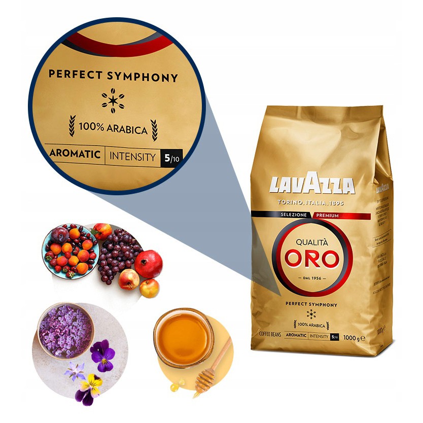 Zrnková káva Lavazza Qualita Oro 1kg megamix.sk