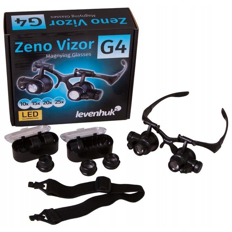 Zväčšovacie okuliare 25x lupa na opravy G4 LED megamix.sk